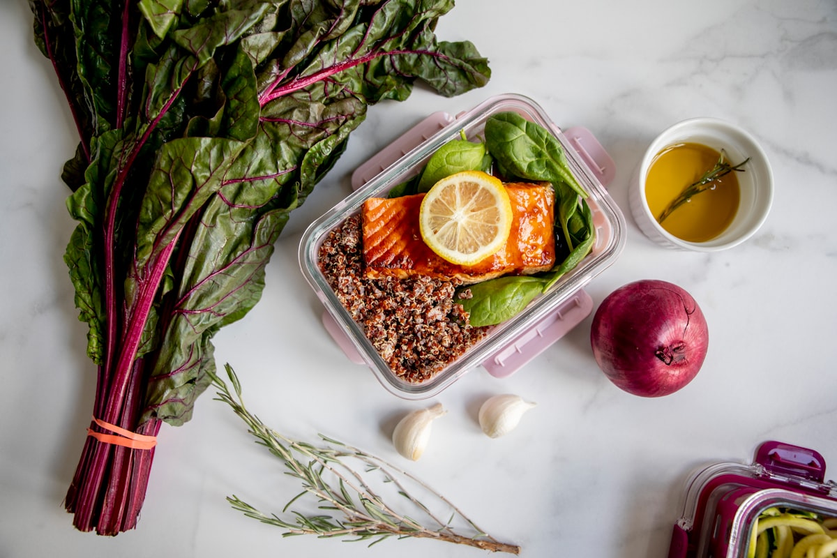 Nutrition coaching session with client